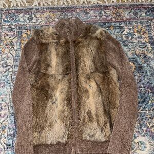 Lisa International Cozy Brown Jacket
